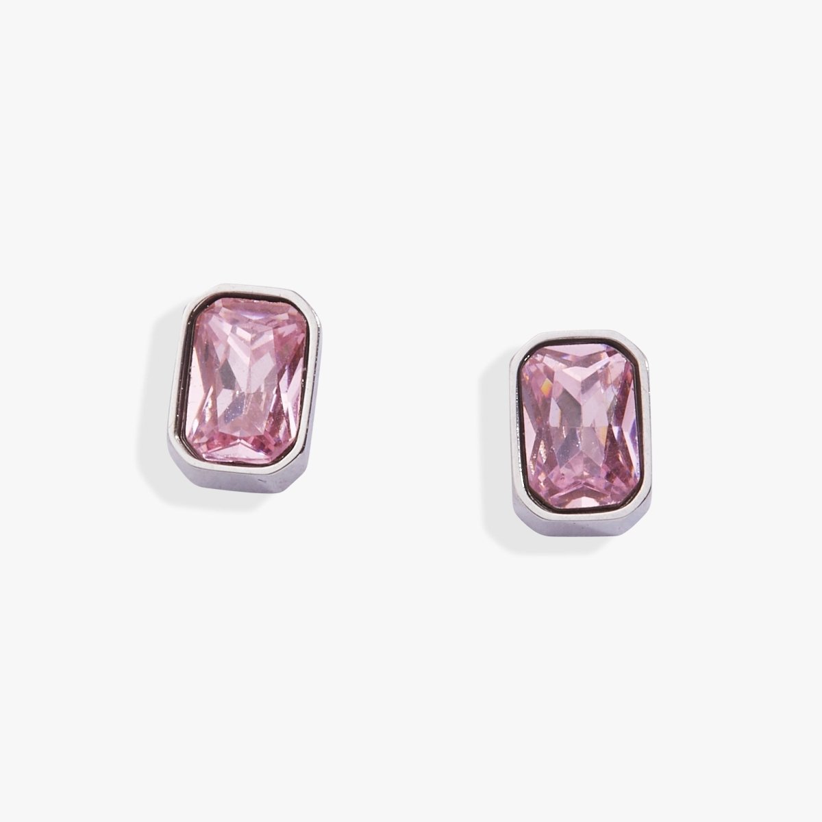 October Emerald - Cut Birthstone Stud Earrings - Willow & Luna