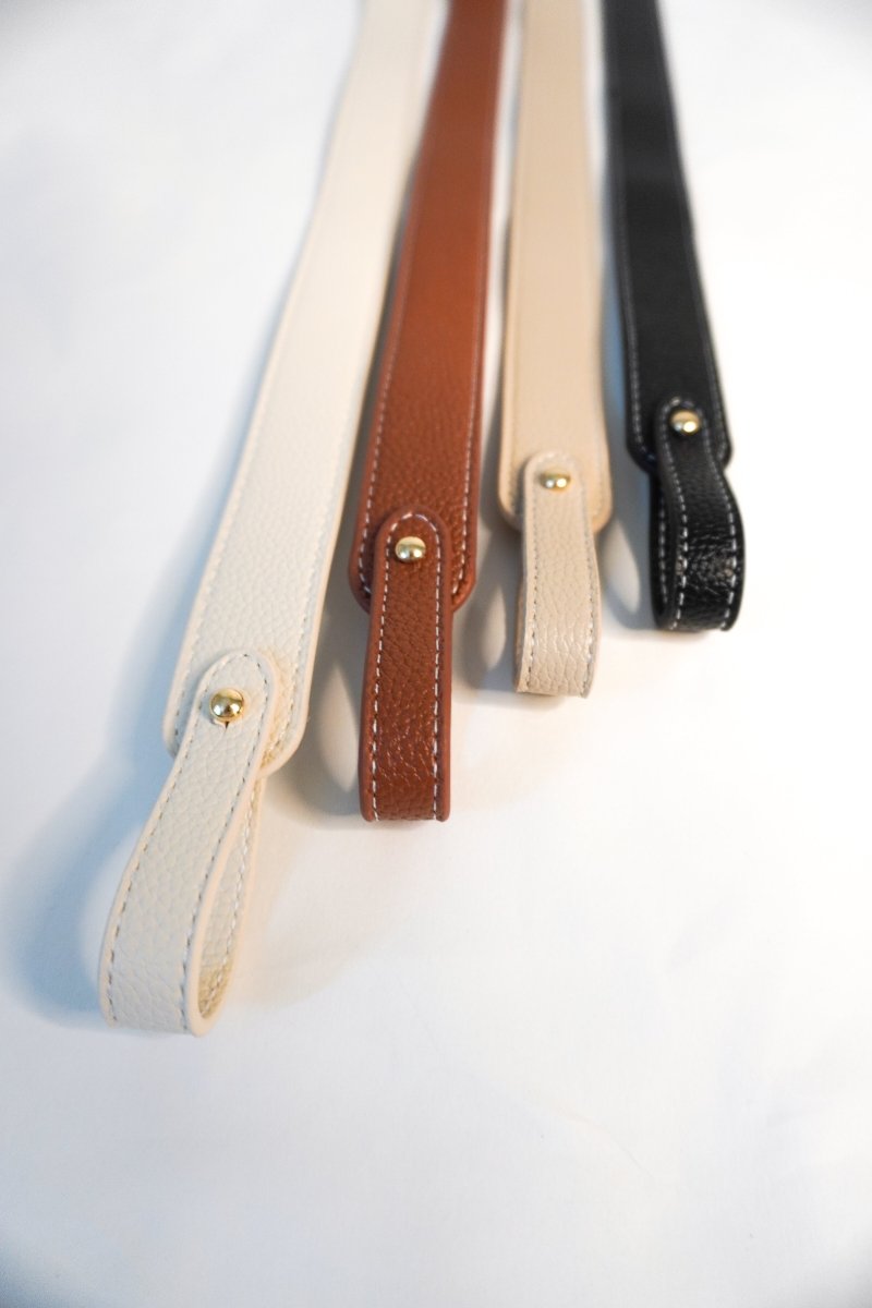 Off - white Vegan Leather Strap - Willow & Luna