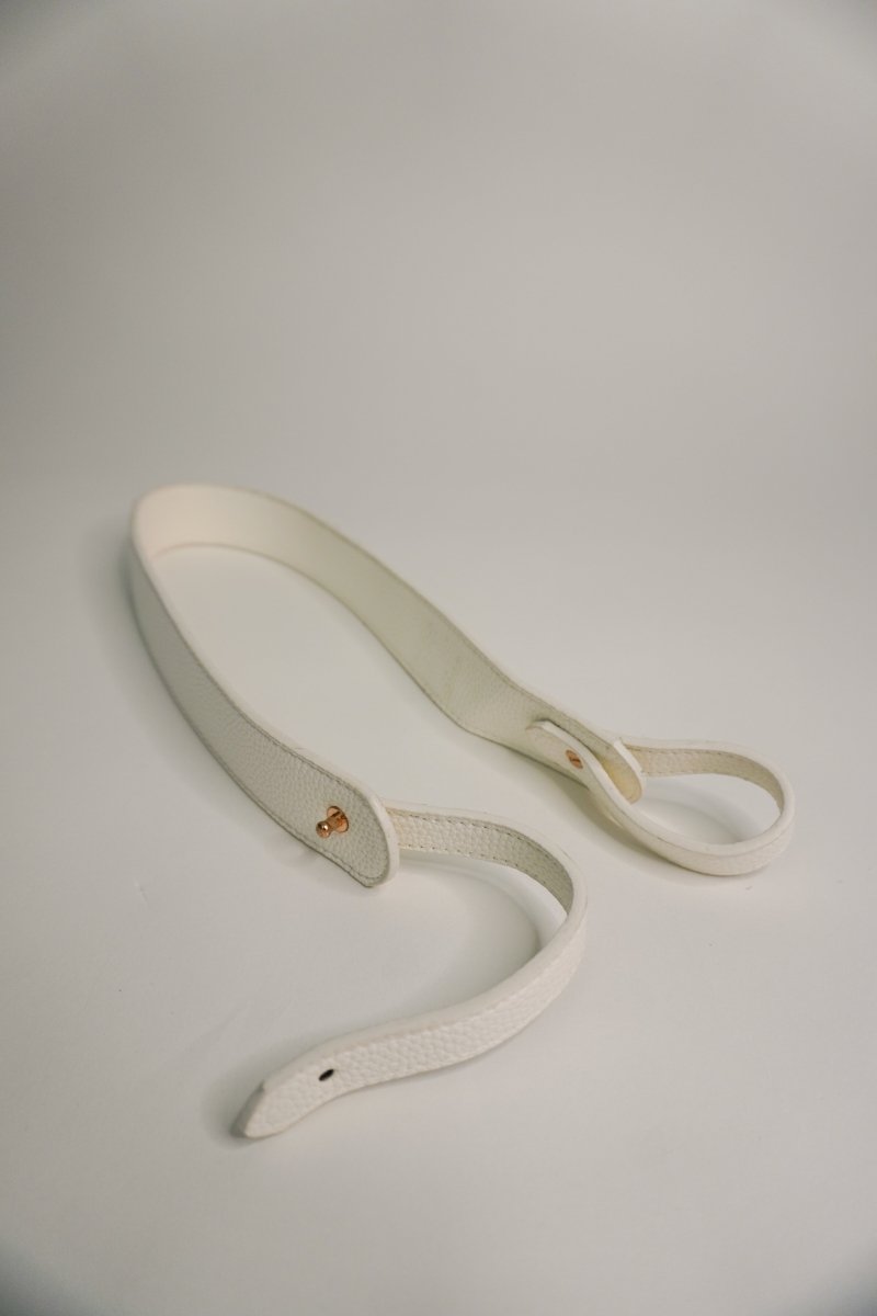 Off - white Vegan Leather Strap - Willow & Luna