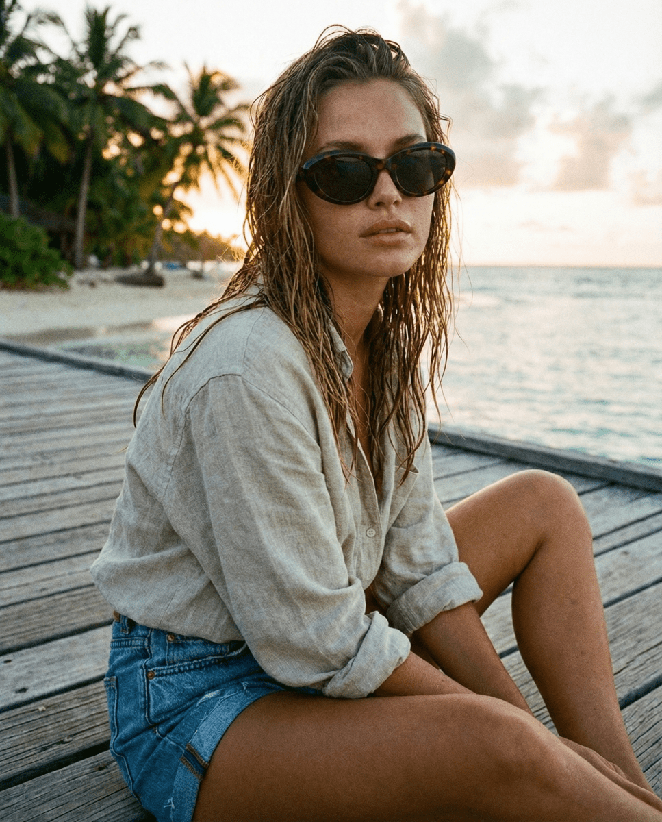 OHO's 58260D Women's Stylish Polarized Sunglasses - Willow & Luna