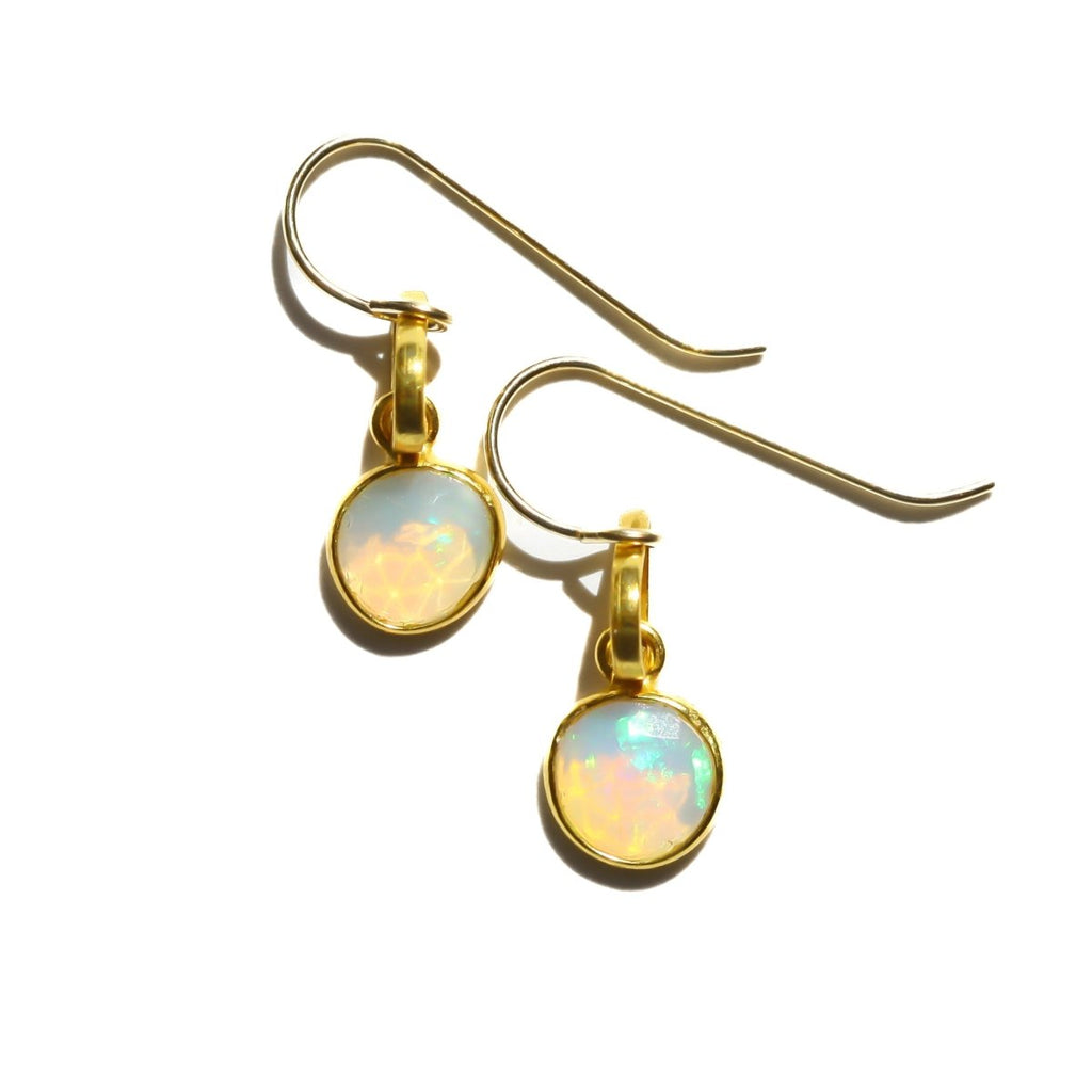 Opal Rose Cut Earrings - Willow & Luna