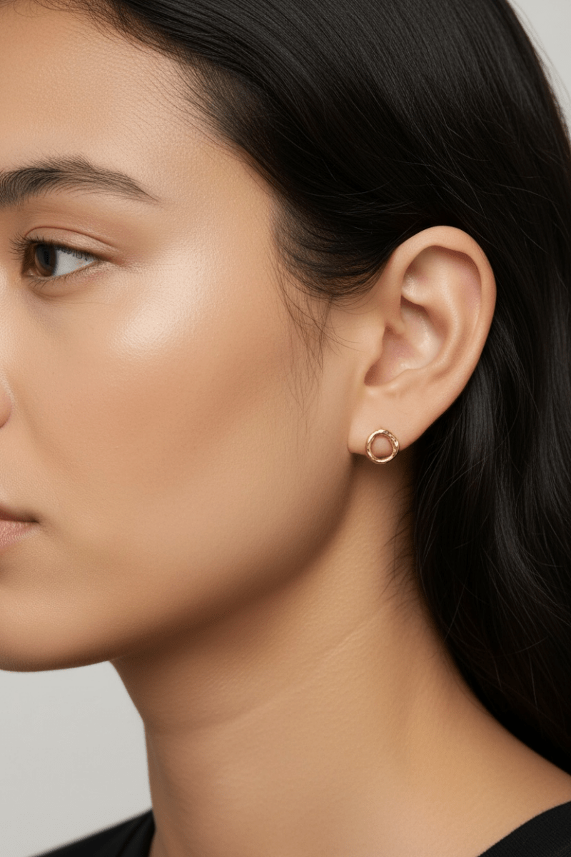 Open Circle Studs - Willow & Luna