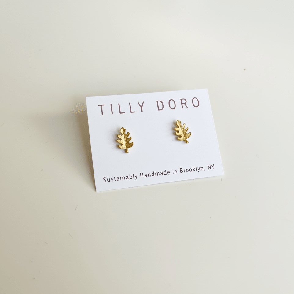 palm stud - Willow & Luna