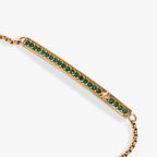 May Everyday Birthstone Pave Bolo Bracelet