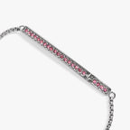 October Everyday Birthstone Pave Bolo Bracelet