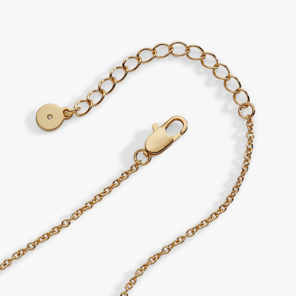 Pearl Heart Duo Charm Necklace - Willow & Luna
