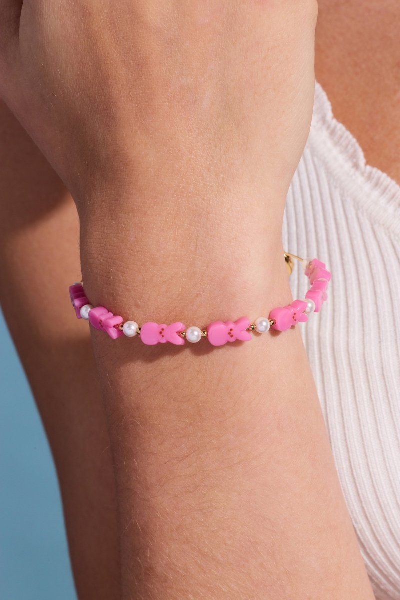 PEEPS® Bunny Beaded Bangle - Willow & Luna