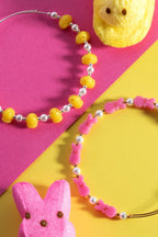 PEEPS® Bunny Beaded Bangle - Willow & Luna