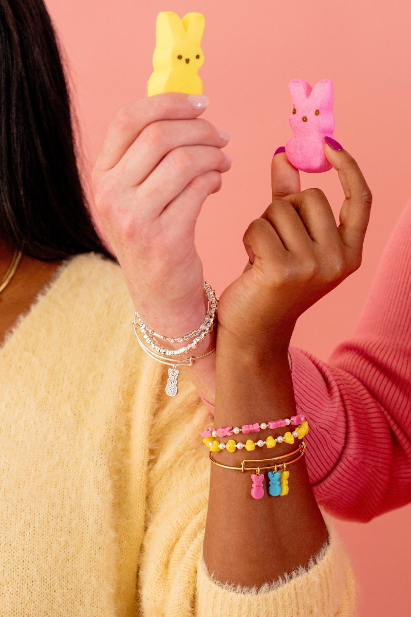PEEPS® Bunny Multi - Charm Bangle - Willow & Luna