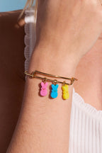 PEEPS® Bunny Multi - Charm Bangle - Willow & Luna