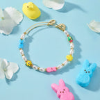 PEEPS® Chick and Bunny Beaded Bangle - Willow & Luna