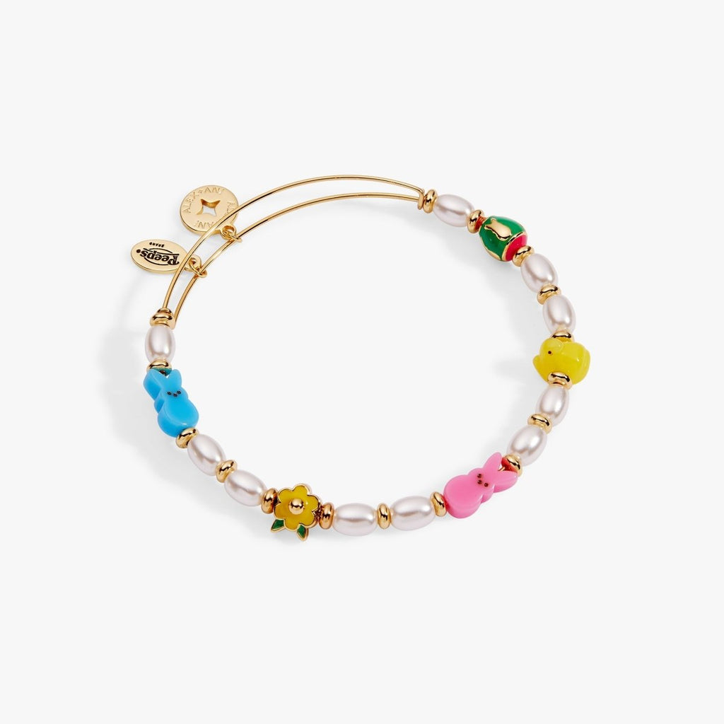 PEEPS® Chick and Bunny Beaded Bangle - Willow & Luna