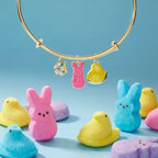 PEEPS® Chick and Bunny Multi Charm Bangle - Willow & Luna