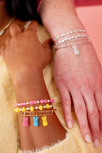 PEEPS® Chick Beaded Bangle - Willow & Luna