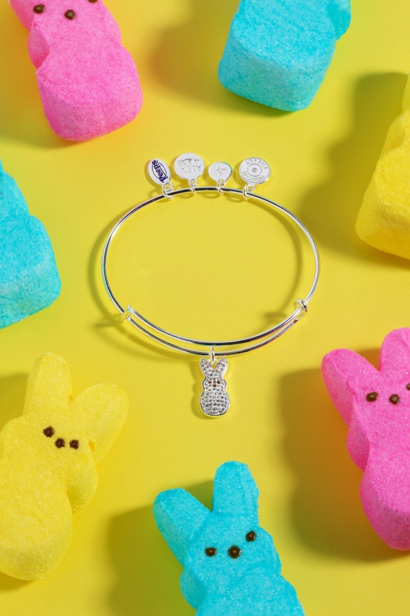 PEEPS® Crystal Bunny Bangle - Willow & Luna