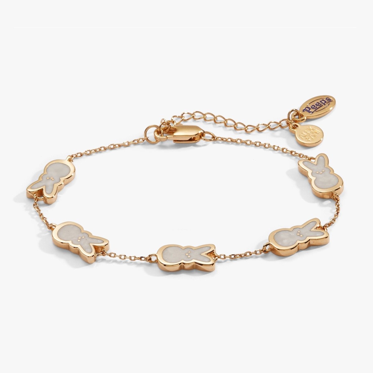 PEEPS® Pearlized Bunny Charm Bracelet - Willow & Luna