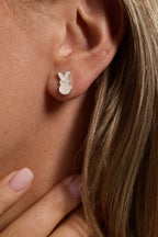 PEEPS® White Pearlized Bunny Studs - Willow & Luna
