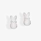 PEEPS® White Pearlized Bunny Studs - Willow & Luna