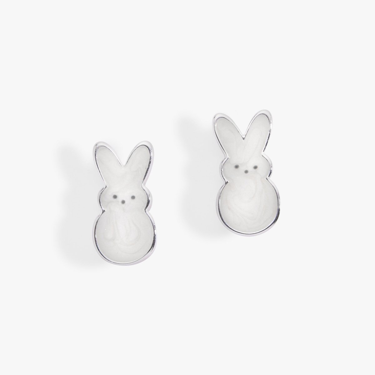 PEEPS® White Pearlized Bunny Studs - Willow & Luna