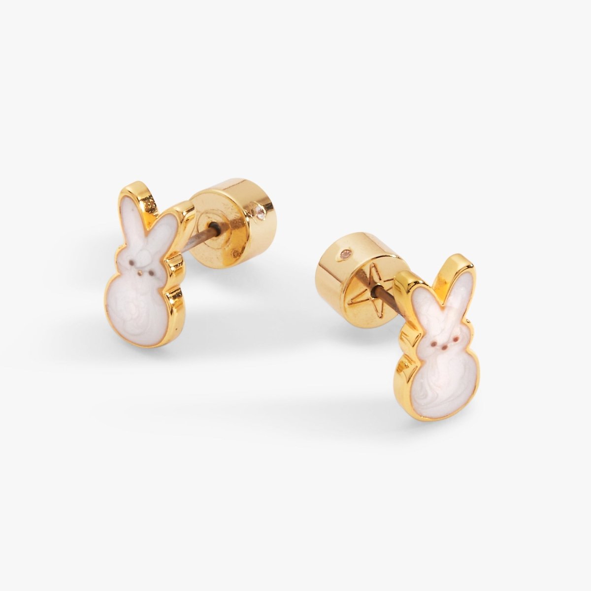 PEEPS® White Pearlized Bunny Studs - Willow & Luna