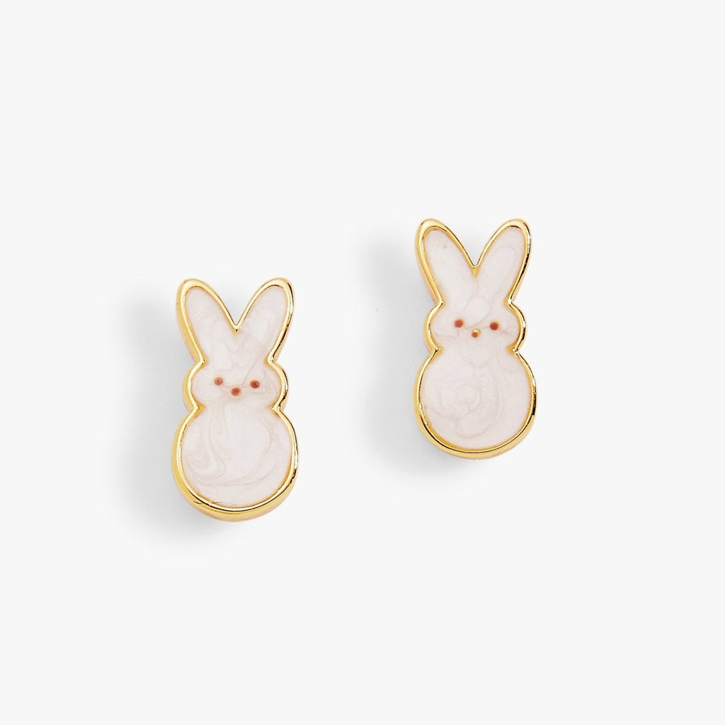 PEEPS® White Pearlized Bunny Studs - Willow & Luna