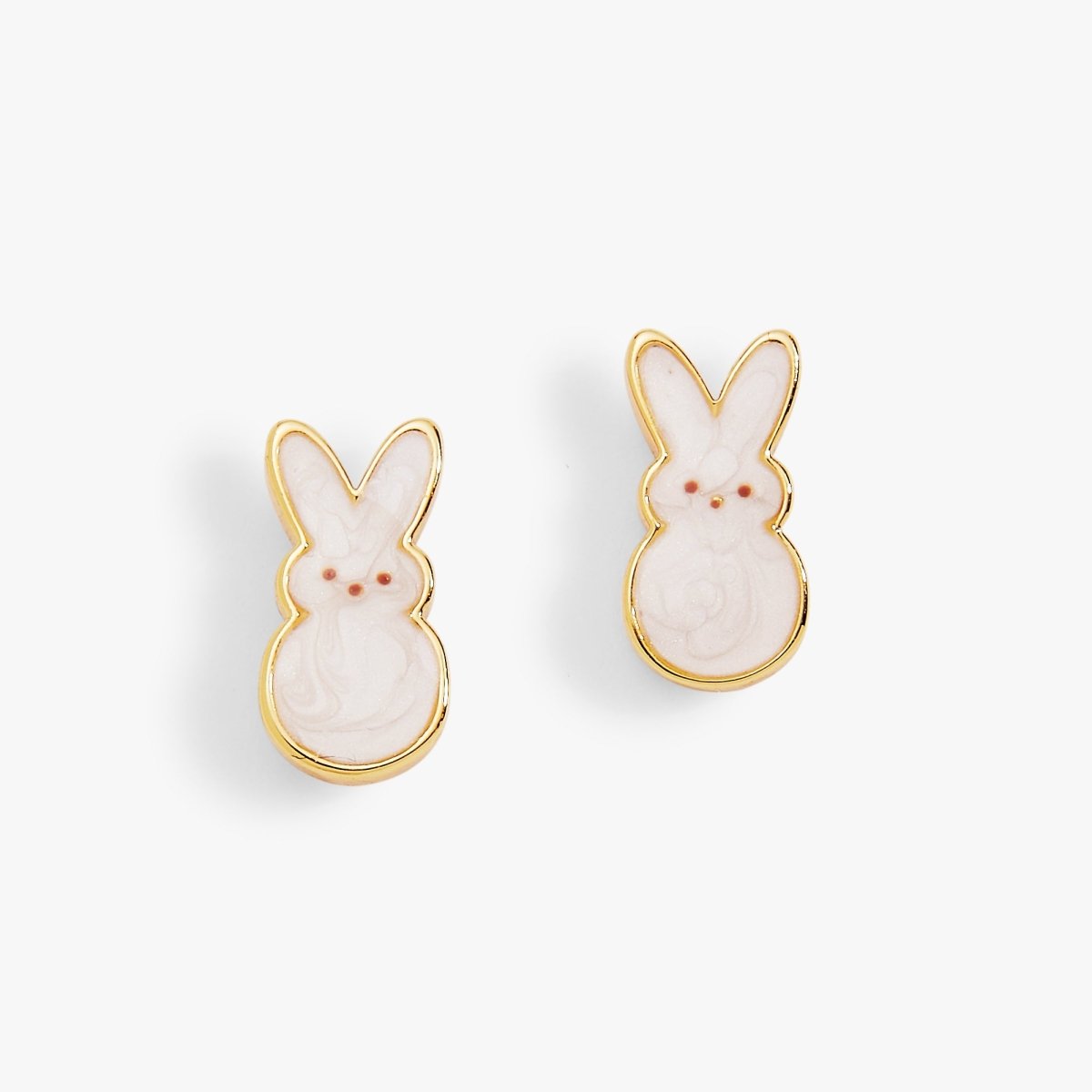 PEEPS® White Pearlized Bunny Studs - Willow & Luna