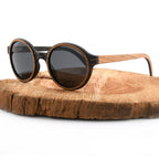 Pepe – Iconic Round Wood Sunglasses - Willow & Luna