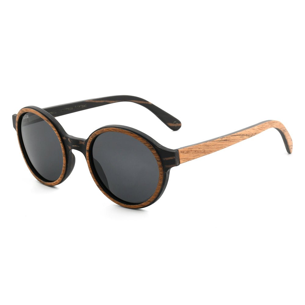Pepe – Iconic Round Wood Sunglasses - Willow & Luna