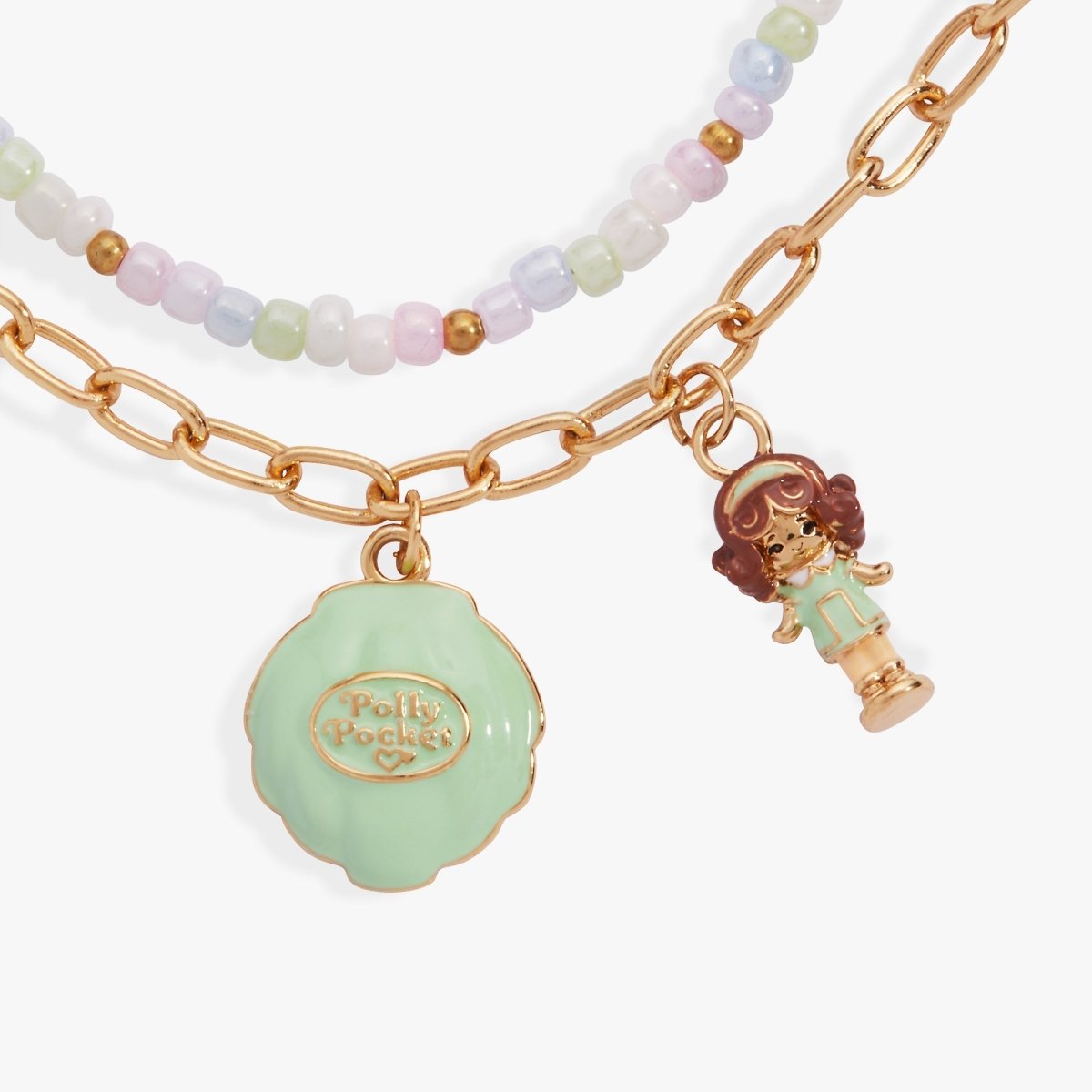 Polly Pocket™ 2 Row Charm Bracelet - Willow & Luna