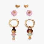 Polly Pocket™ Earring Set of 3 - Willow & Luna