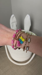 PEEPS® Bunny Multi-Charm Bangle