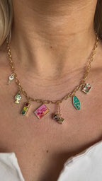 Road Trip Multi-Charm Necklace