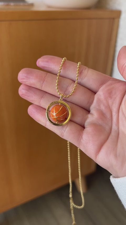 Basketball Spinner Pendant