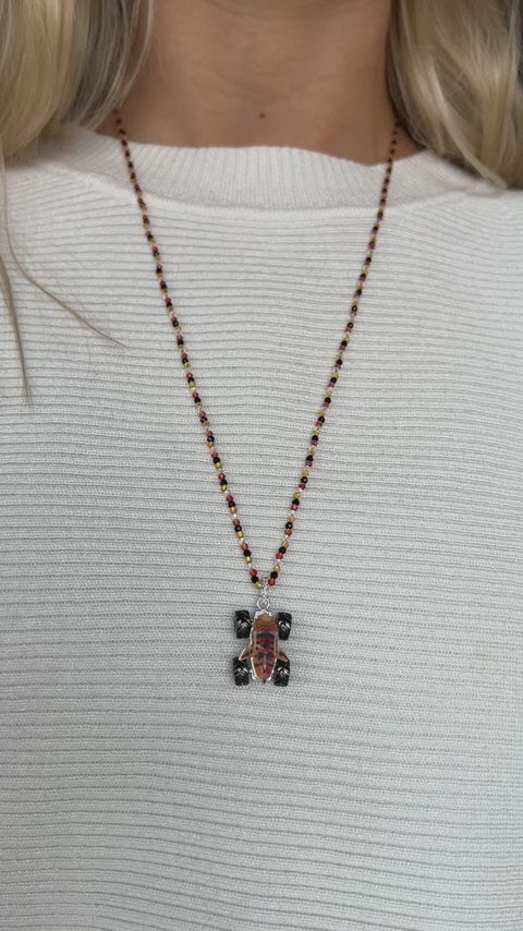 Hot Wheels™ Monster Truck Tiger Shark Pendant Necklace