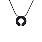 PT100B B.Tiff Black Malfinia Pendant Necklace - Willow & Luna