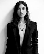 PT100B B.Tiff Black Malfinia Pendant Necklace - Willow & Luna