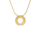 PT100G B.Tiff Gold Malfinia Pendant Necklace - Willow & Luna