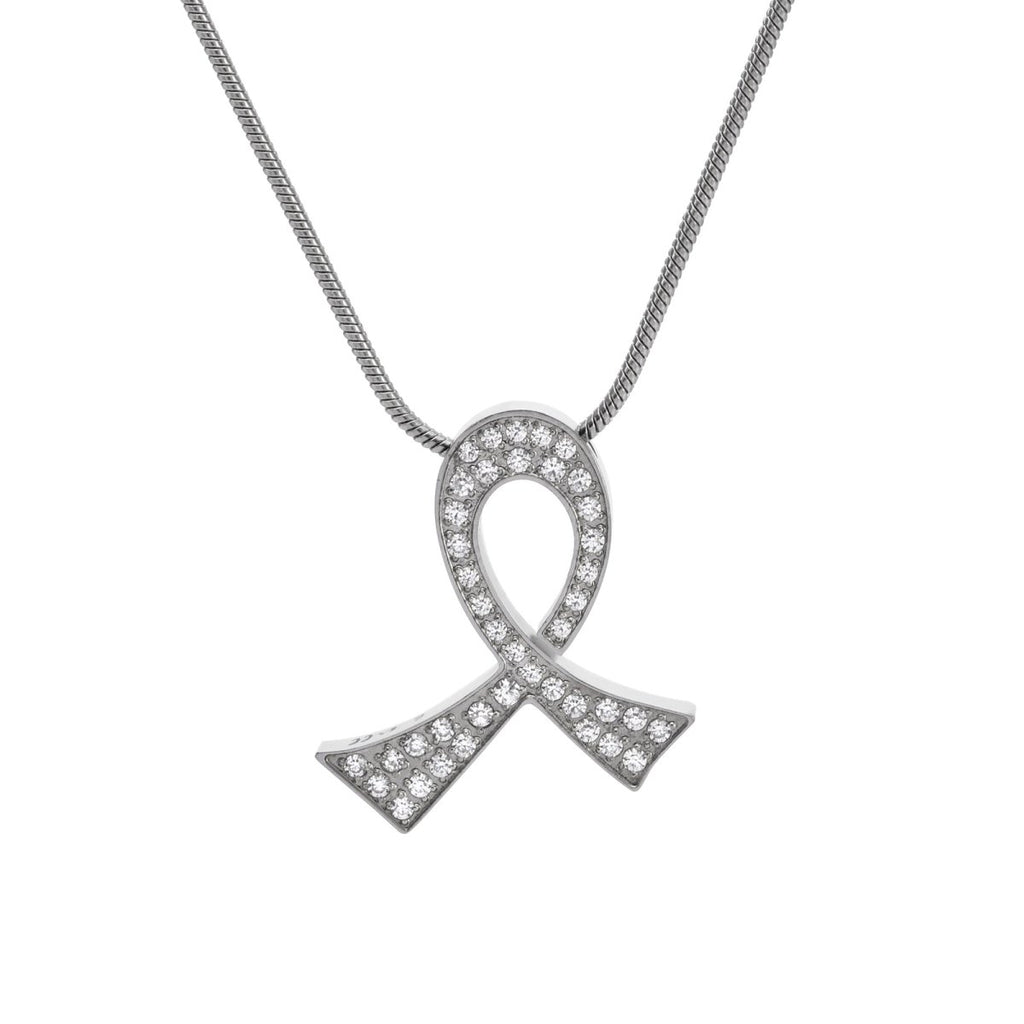 PT204W B.Tiff Pavé Scarf Pendant Necklace - Willow & Luna