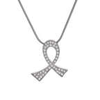 PT204W B.Tiff Pavé Scarf Pendant Necklace - Willow & Luna