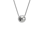 PT220W B.Tiff Pavé Hollow Globe Pendant Necklace - Willow & Luna