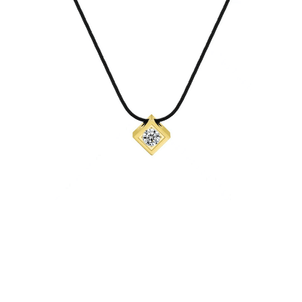 PT301G B.Tiff Gold Cubi Pendant Necklace - Willow & Luna