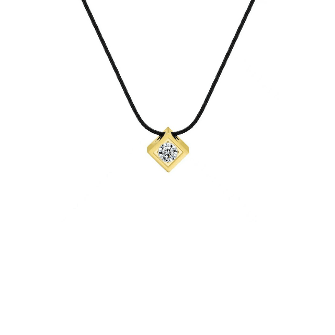 PT301G B.Tiff Gold Cubi Pendant Necklace - Willow & Luna