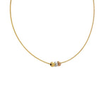 PT302G B.Tiff Triolette Pendant Necklace [Gold Chain] - Willow & Luna