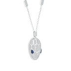 PT307W B.Tiff Pavé Viper Pendant Necklace - Willow & Luna