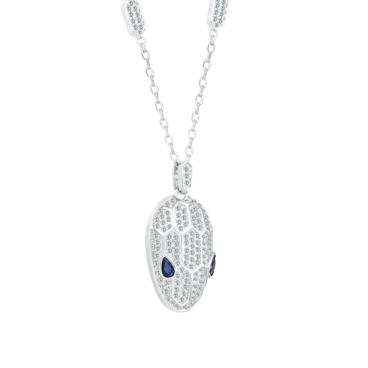 PT307W B.Tiff Pavé Viper Pendant Necklace - Willow & Luna
