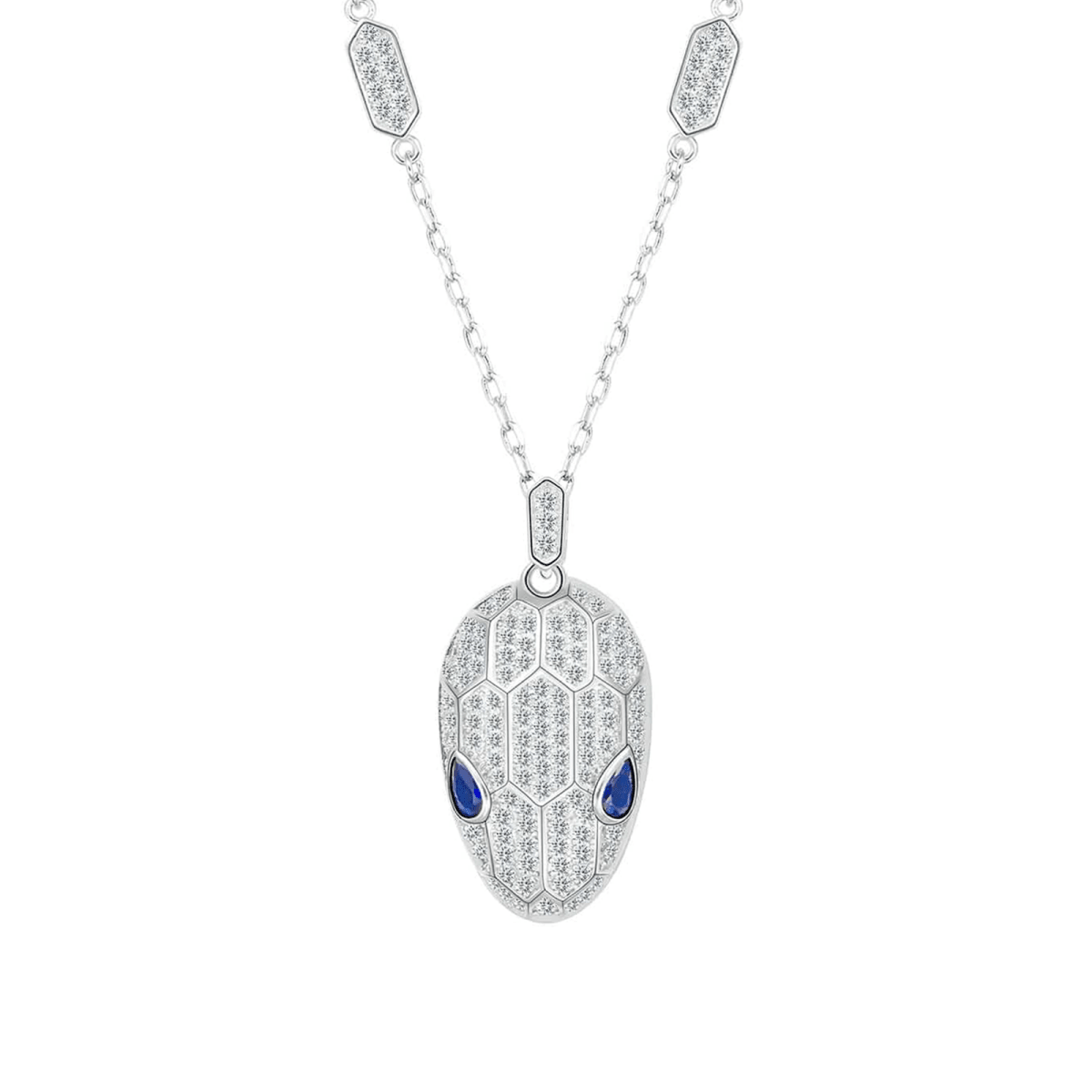 PT307W B.Tiff Pavé Viper Pendant Necklace - Willow & Luna