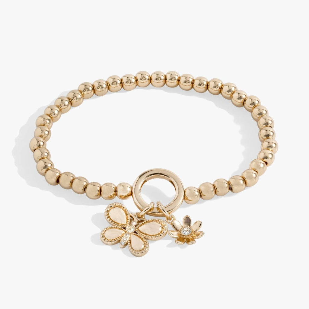 Puffy Butterfly Stretch Bracelet - Willow & Luna