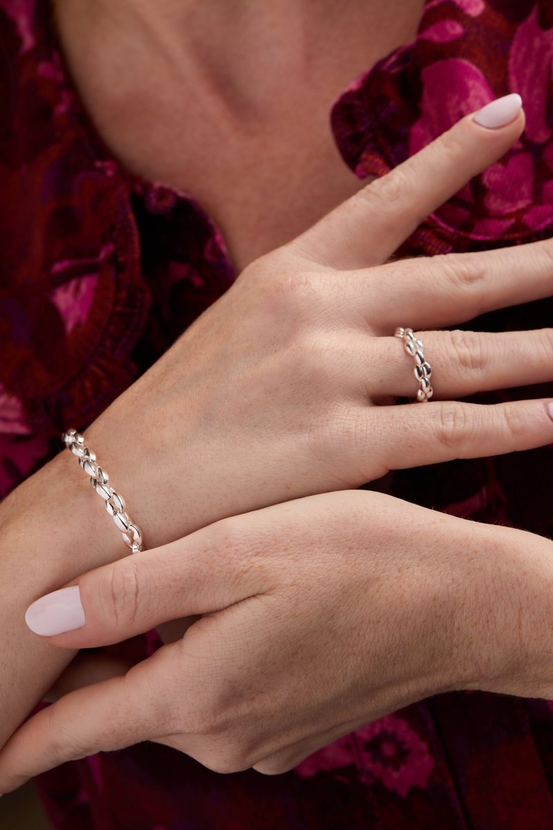 Puffy Rope Chain Ring - Willow & Luna