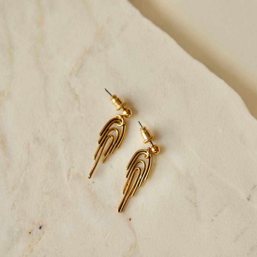 rainbow earrings - Willow & Luna