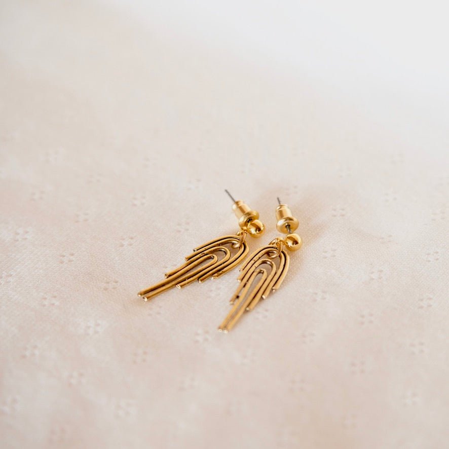 rainbow earrings - Willow & Luna